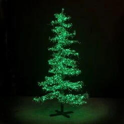 9' Ice Sculpture Christmas Tree - Green