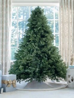 King Of Christmas 10' Cypress Spruce Quick-Shape Artificial Christmas Tree With 2300 Warm White & Multi-Color LED Lights