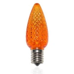 C9 SMD LED Retrofit Bulb - Amber/Orange - Minleon V2 - Bag Of 25
