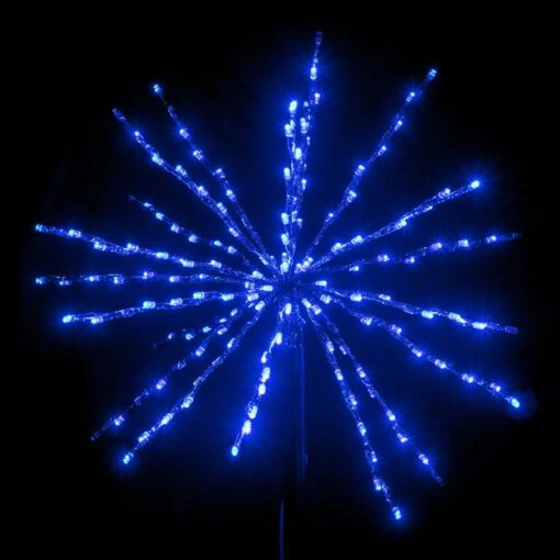 18" Blue Twinkle Starburst - Blue LED Lights