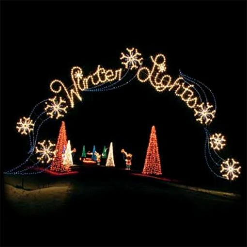 45’ X 24.5’ Winter Lights Arch